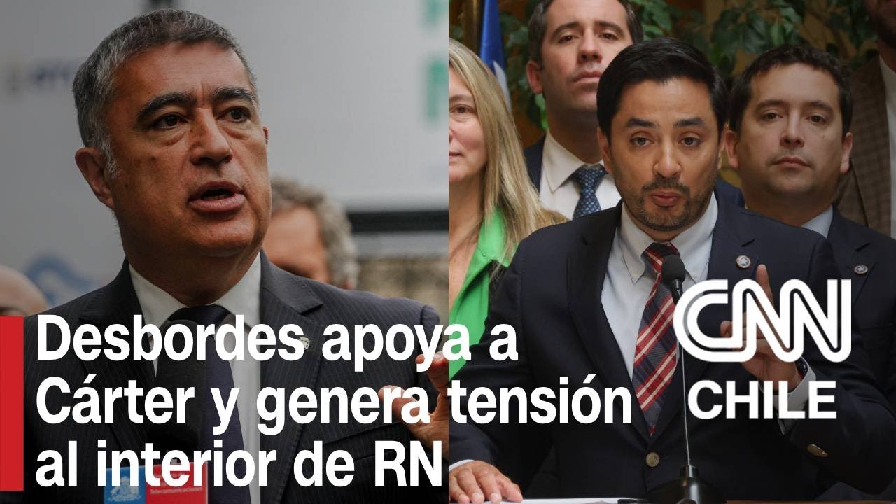 Apoyo de Desbordes a Cárter genera tensión en la oposición