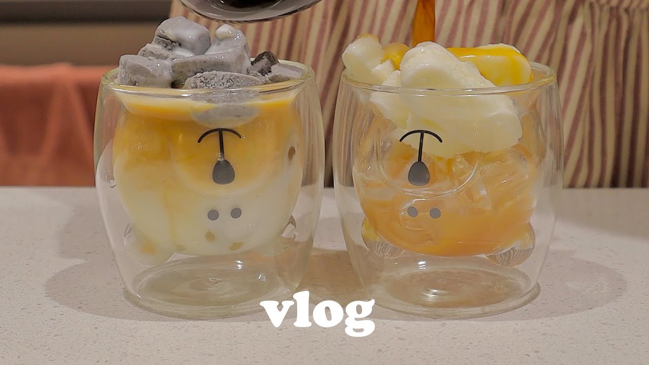 VLOG 뉴 취미!🍵티 원데이 클래스🍵ㅣ언박싱 왕많이ㅣ비프브루기뇽ㅣ단호박찜ㅣ된장국수ㅣ티추천💘