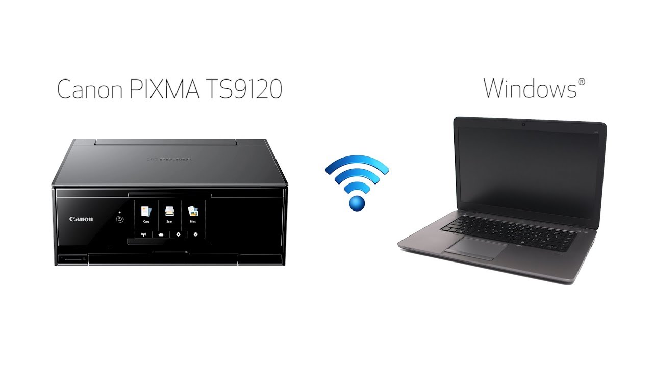 Setting up Your Wireless Canon PIXMA TS9120 - Easy Wireless Connect with a Windows Computer