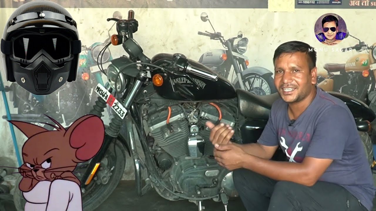 Harley Davidson 883 starting problem | monu sagar