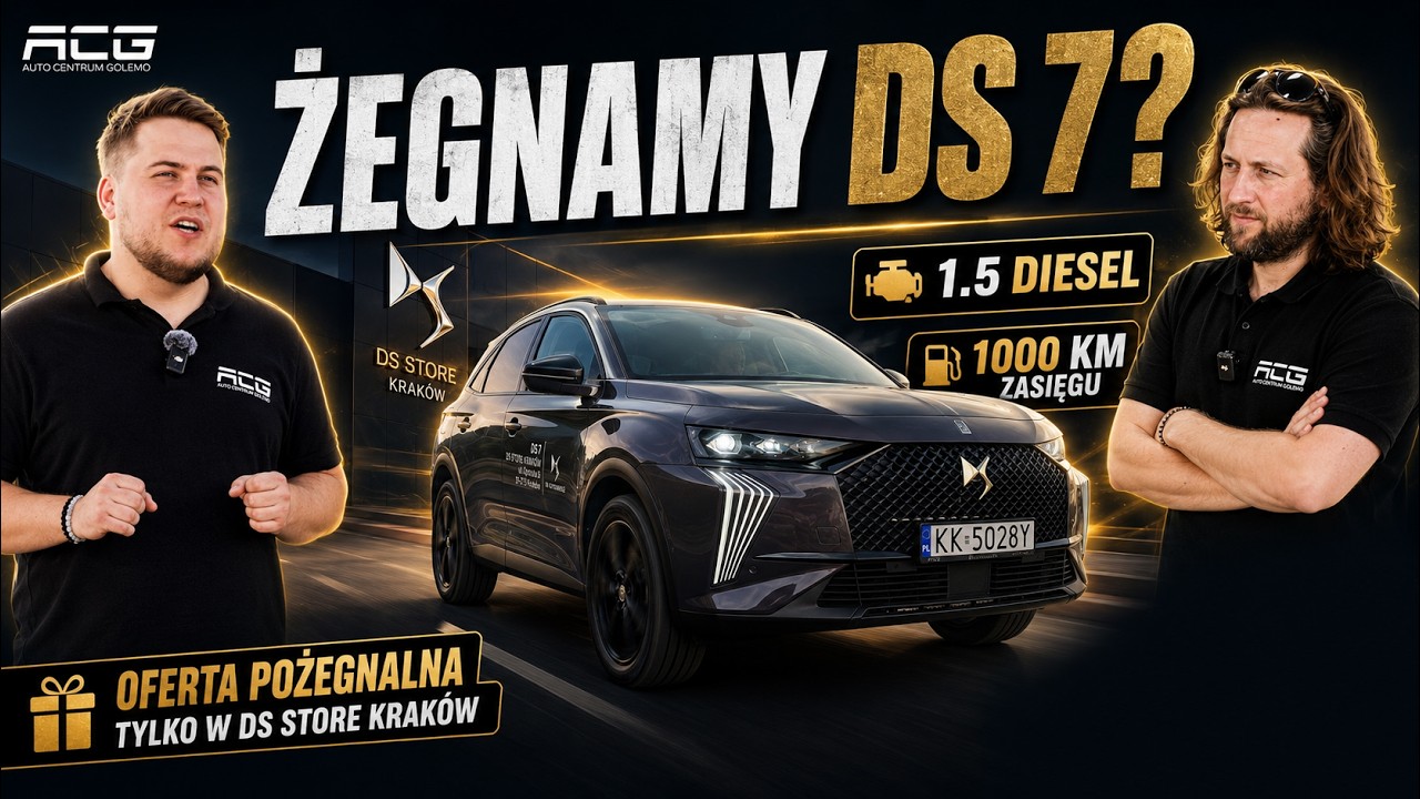 Ostatnia szansa na DS 7 Diesel? Premium SUV z ogromnym zasięgiem I GolemoTV