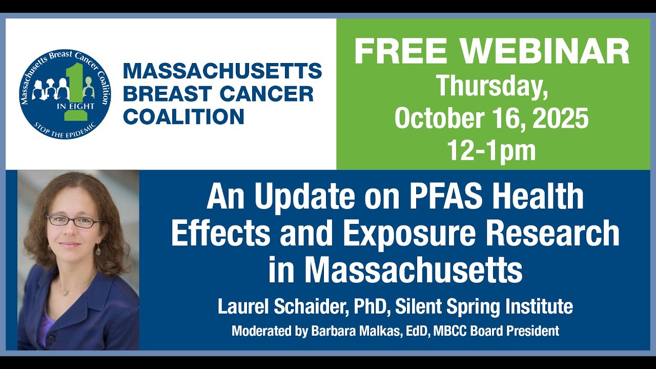 An Update on PFAS Health Effects and Exposure Research in Massachusetts - 10-16-25