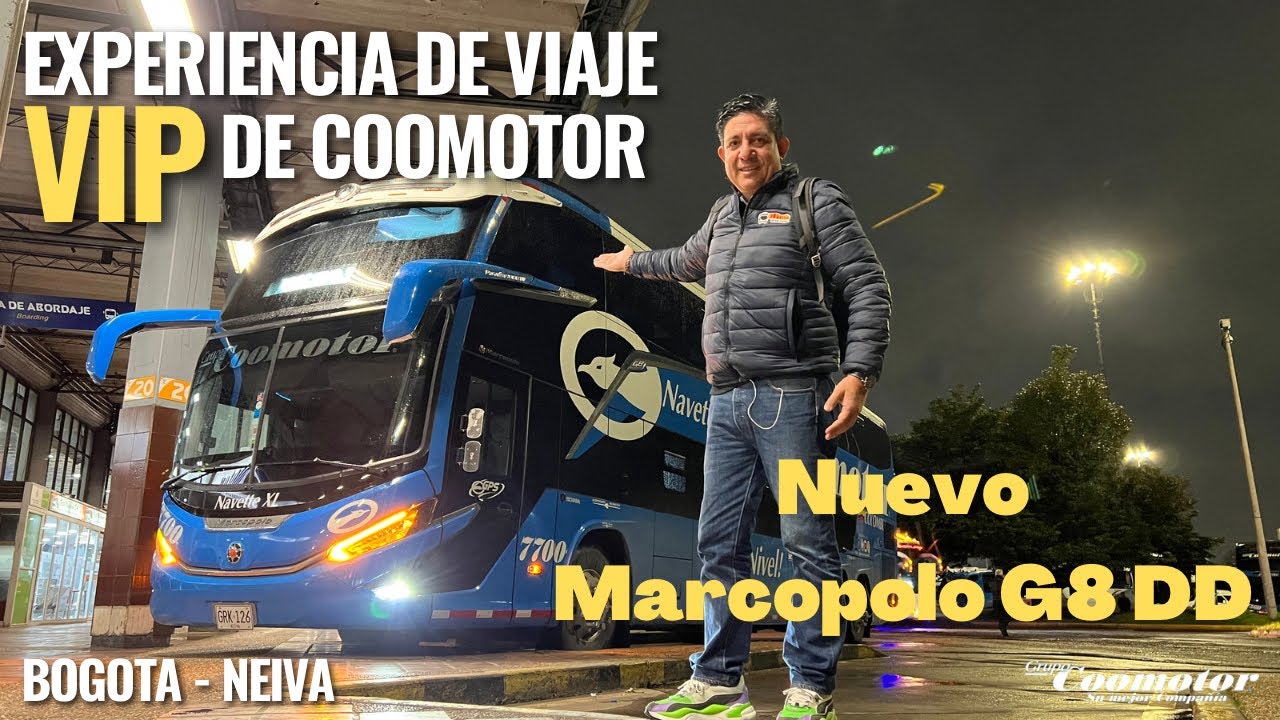 Viajando VIP en el Primer Marcopolo G8 1800DD de Colombia #coomotor #scania #marcopolo