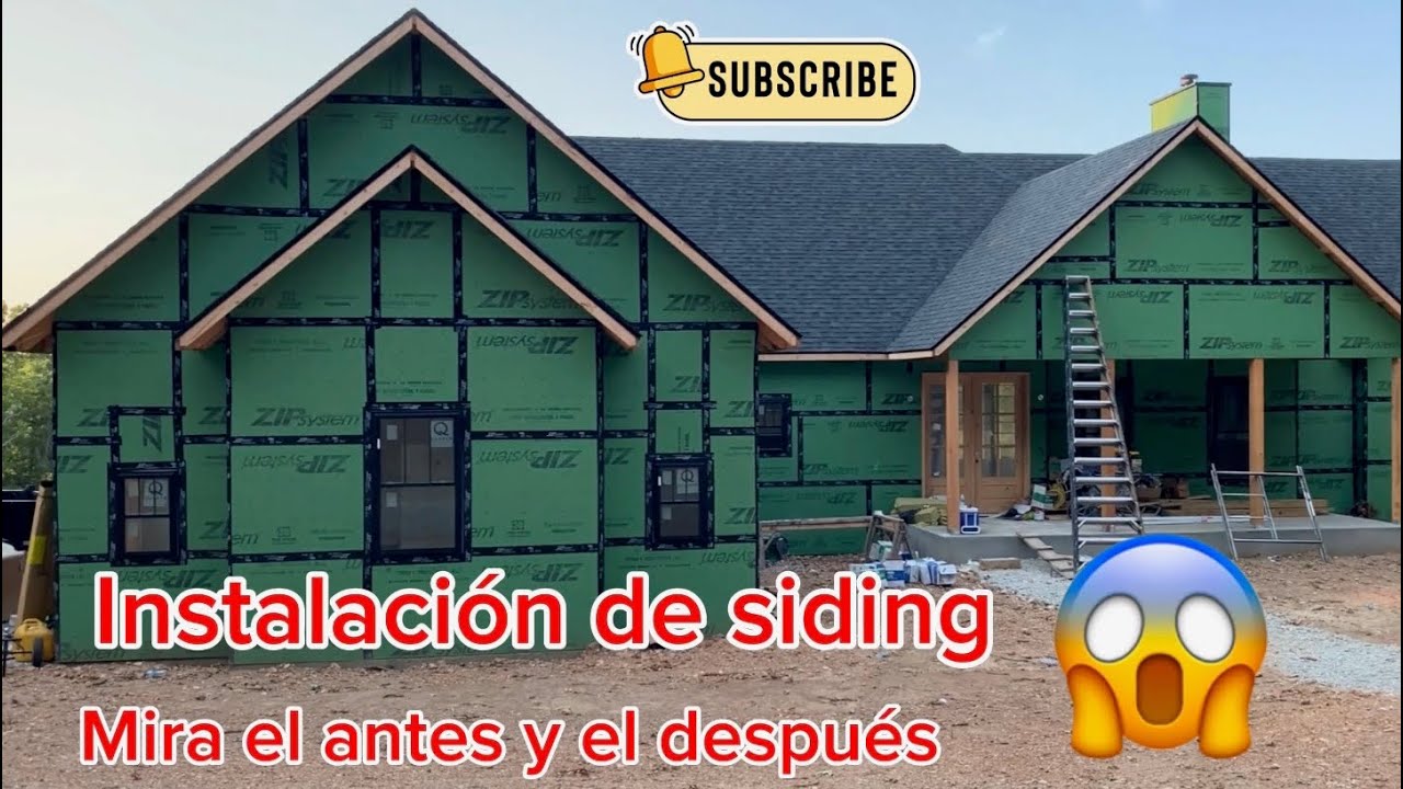 Instalación de siding completo 