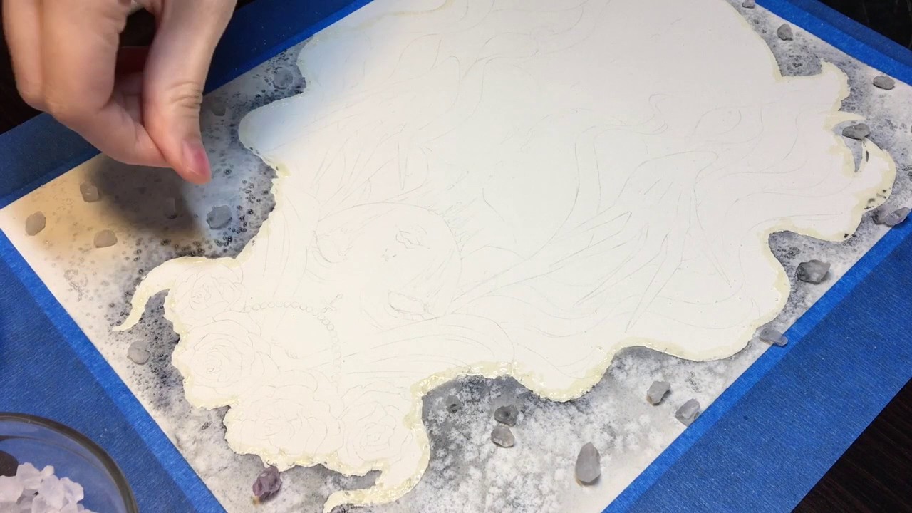 Masking Fluid, Wash, & Salt - Watercolor Techniques -