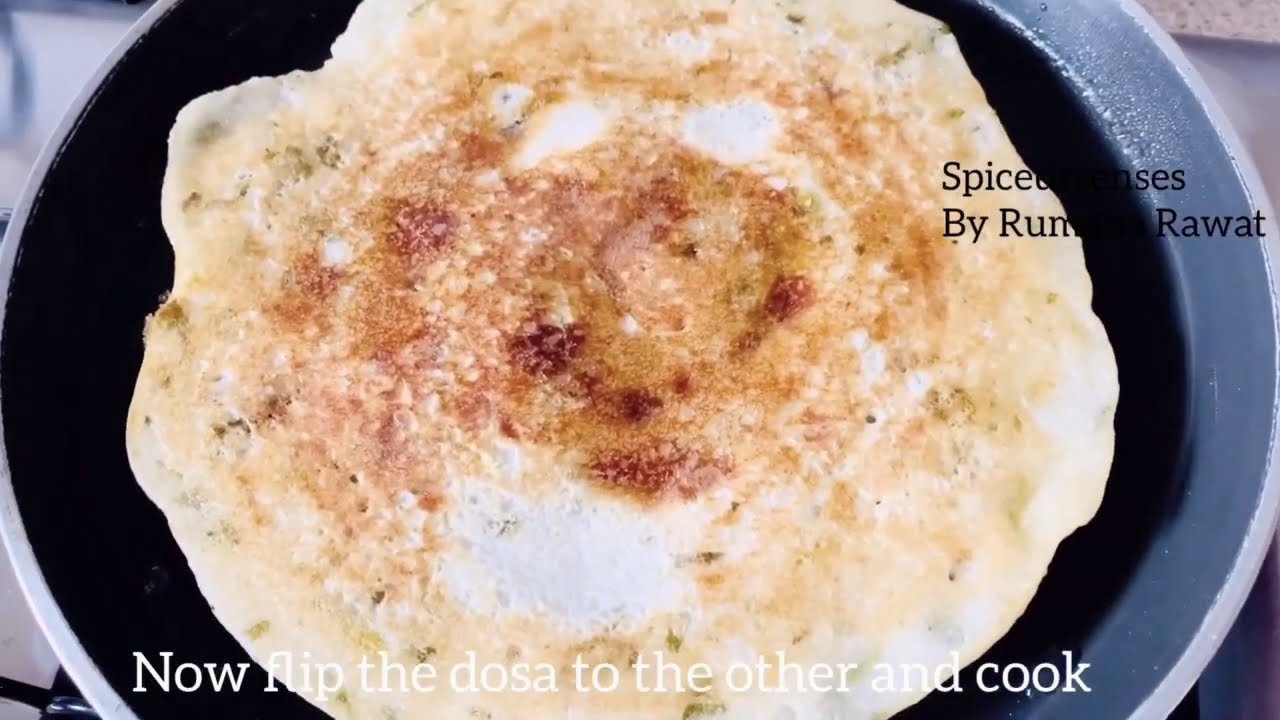 Onion Dosa/ Southindian Breakfast/ Quick and easy dish/ SpiceUrSenses