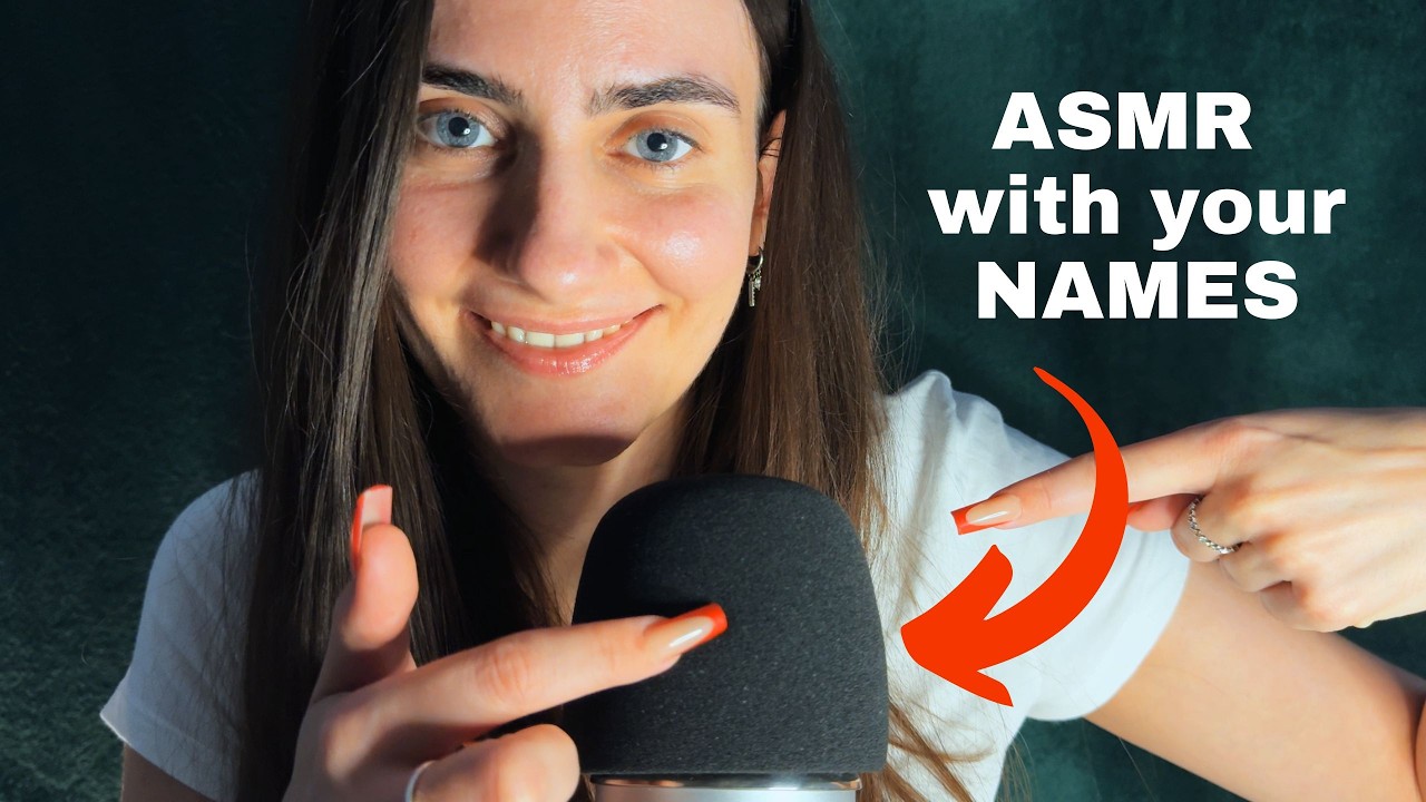 ASMR Scratching YOUR NAMES on the mic 🎙️​