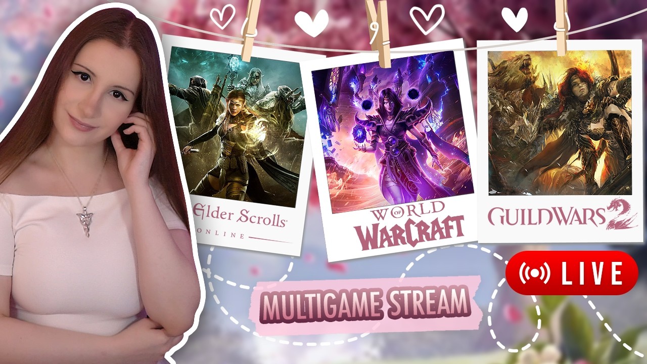 Giveaways 🎀 Cozy ESO dailies, then WoW / GW2 ✨️