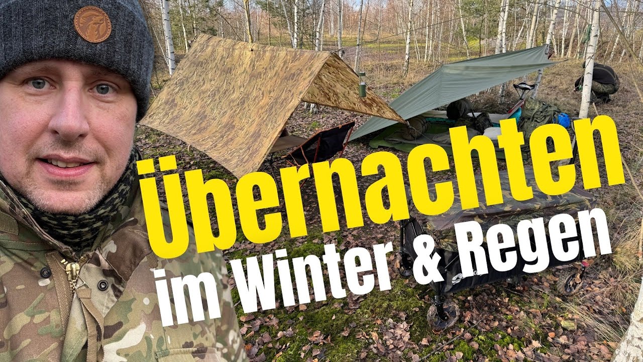 Wintertour im Wald mit Overnighter