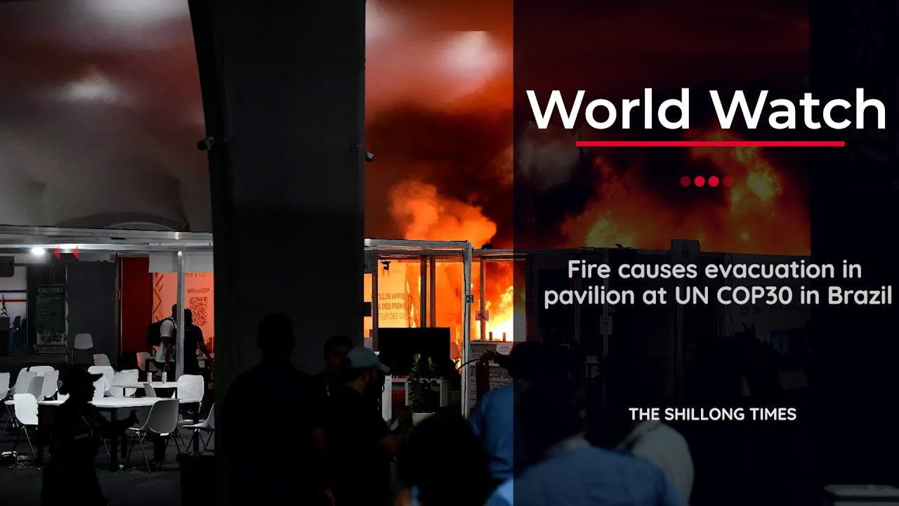 Fire causes evacuation in pavilion at UN COP30 in Brazil