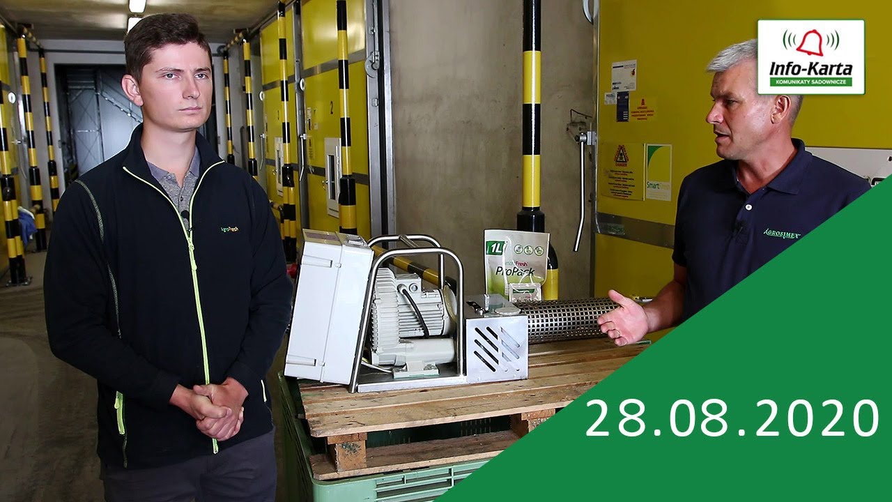 Jak zabezpieczyć owoce na okres przechowywania? Sprawdź technologie- komunikat sadowniczy Agrosimex