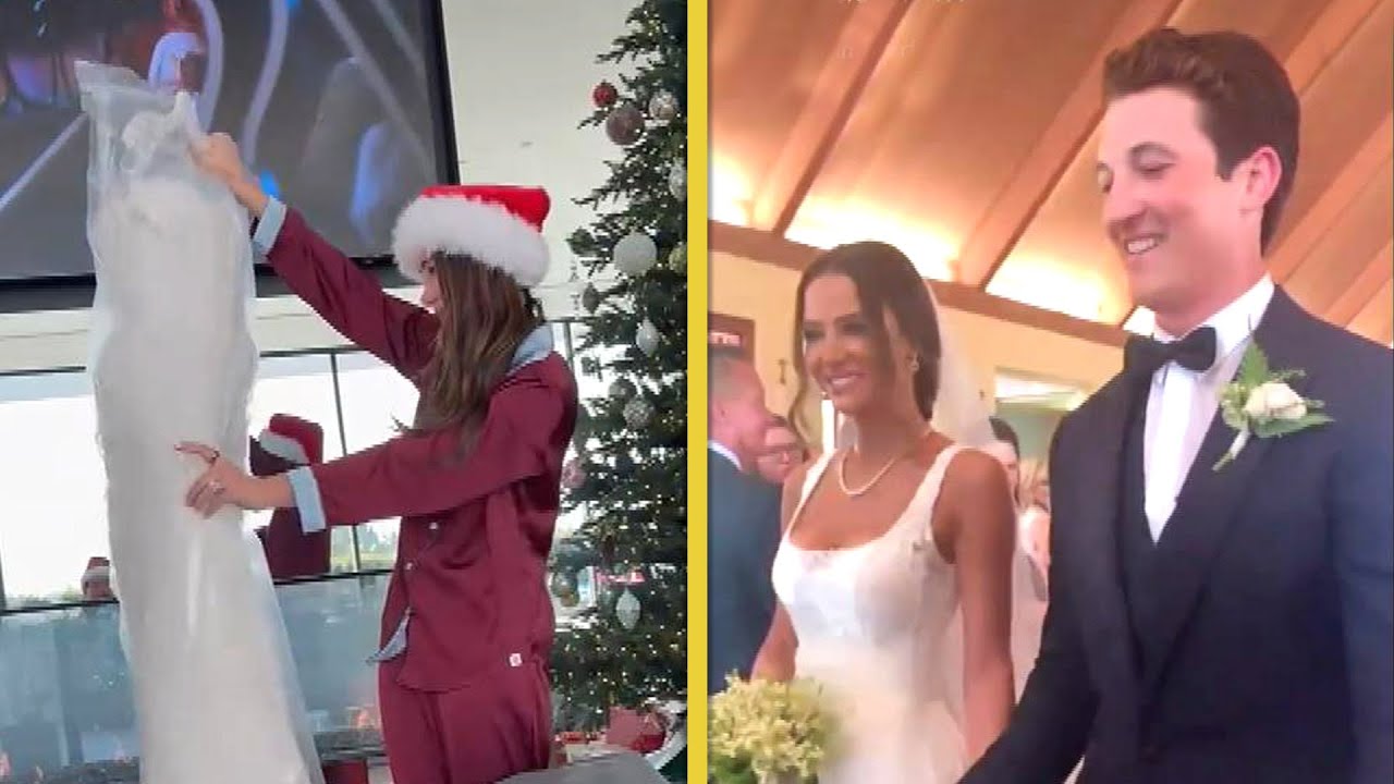 Miles Teller SURPRISES Wife Keleigh With Replica of Wedding Dress Lost in LA Fires