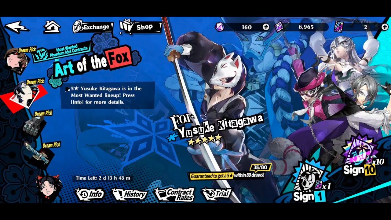 Persona 5 X (P5X) Gameplay | Gacha Draws 05