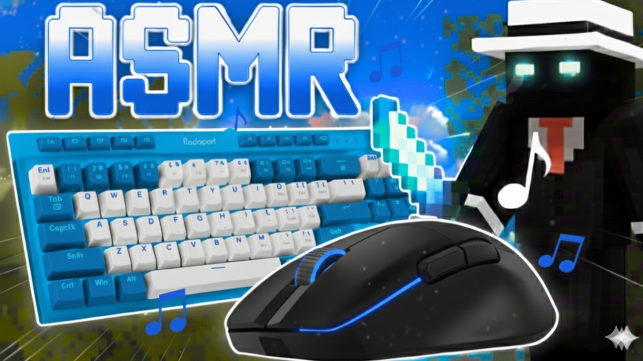 BedWars ASMR - Epic Kills & Hard PvP | Keyboard & Mouse Sounds | #56