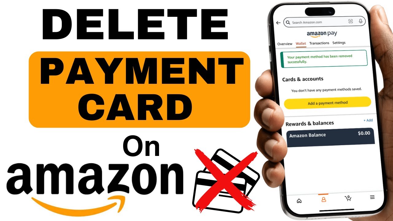 REMOVE Your Old Credit Card From Amazon In SECONDS
