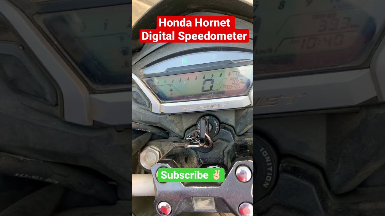 Honda Hornet Digital Speedometer #shorts #honda