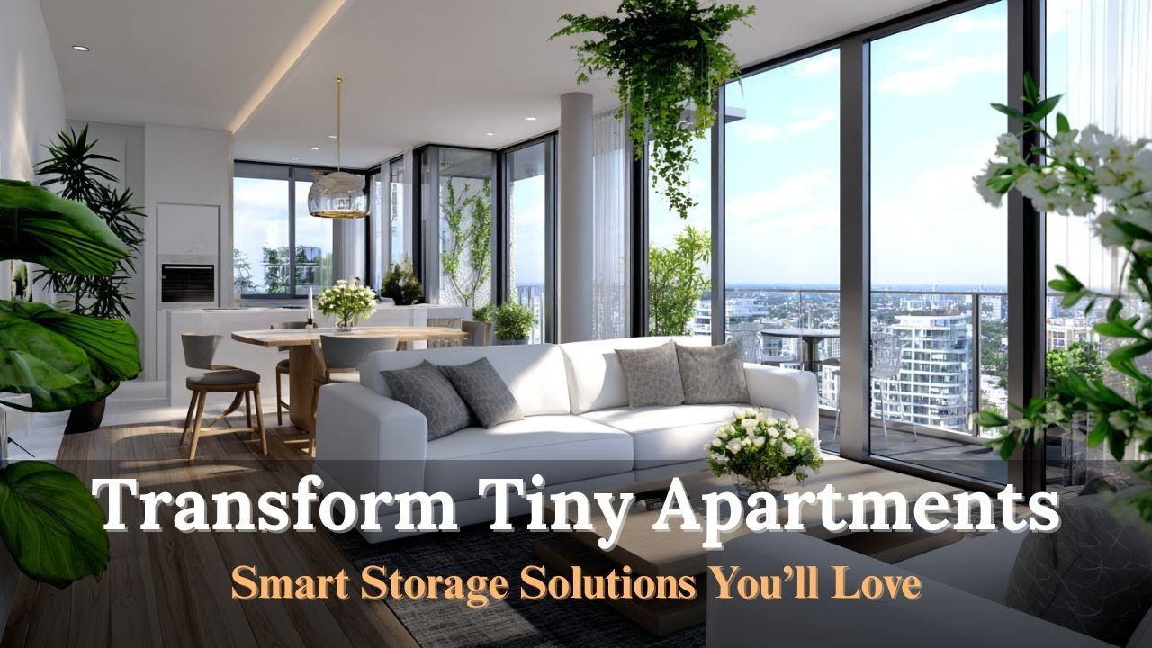 Small Apartment Interior Design   Space Saving Furniture & Smart Storage Ideas You’ll Love