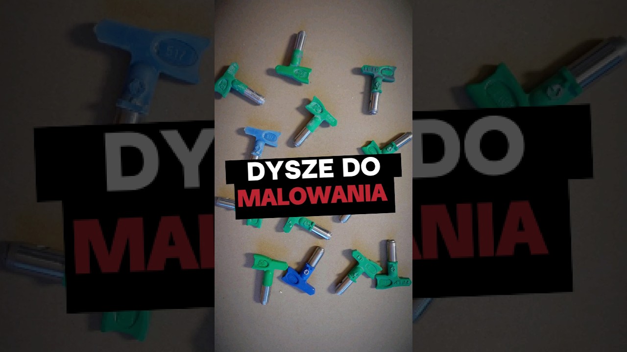 Dysze do malowania natryskowego🤔