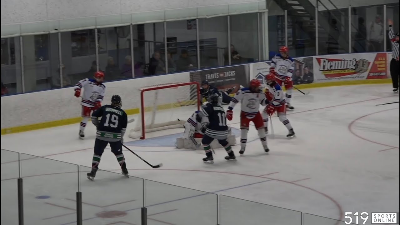 PJHL - Kincardine Bulldogs против Fergus Whalers
