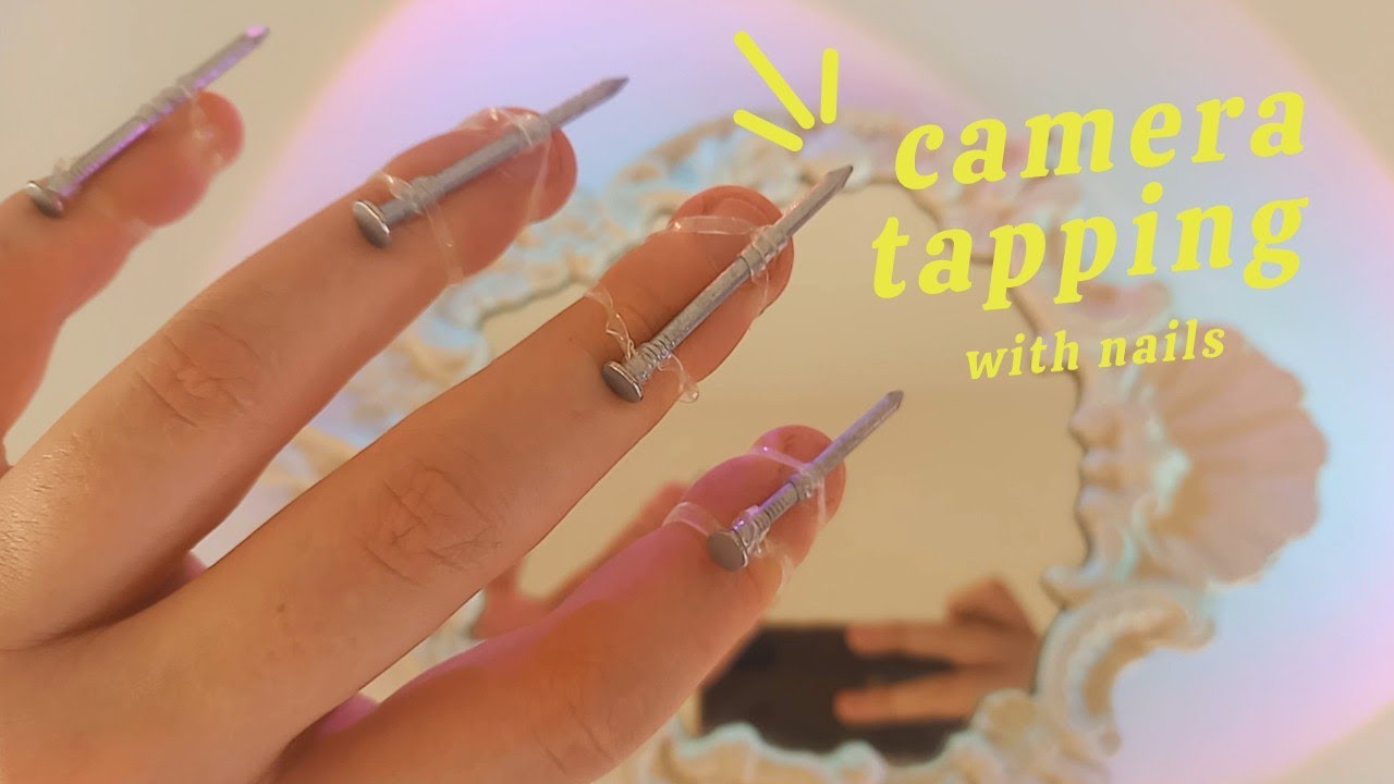 The sharpest camera tapping... NAILS in your ears (lofi ASMR + no talking)