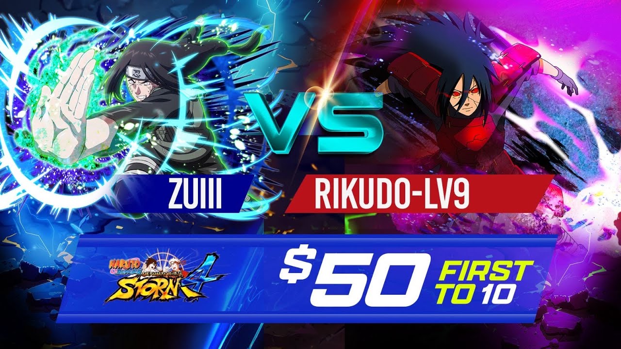 ZUIII Vs RIKUDO-LV9 | $50 FT10 [Rules] | Naruto Storm 4