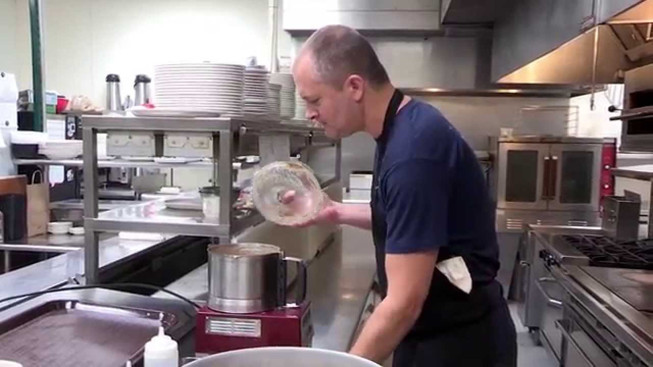 Chef Paul Virant of Vie  Makes Chicken Liver Mousse w/Cranberry Aigre Doux