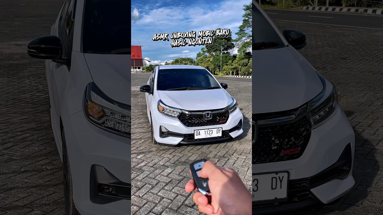 Unboxing new car✨Brio RS Stellar diamond pearl 2025 #honda #briors