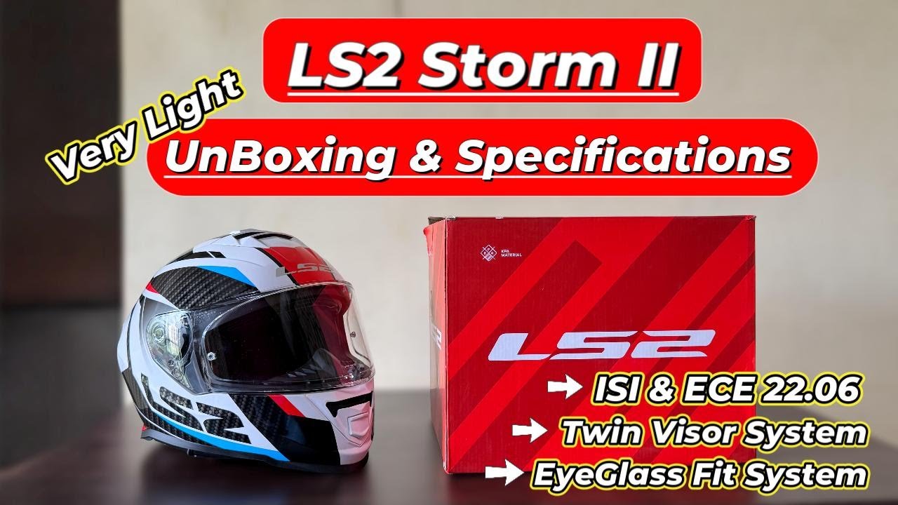 🪶 LS2 STORM 2 FF800 Unboxing & Setup | Best Touring Helmet Under ₹11,000”