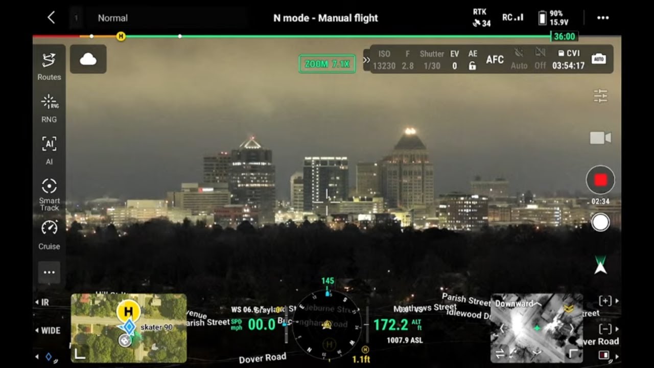 Flying Through Darkness: Greensboro Winter Storm Adventure Jan 2026