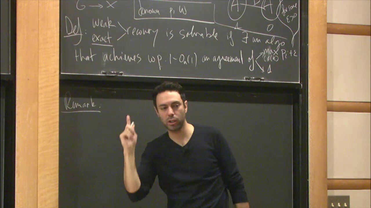 Stochastic block models and probabilistic reductions - Emmanuel Abbe
