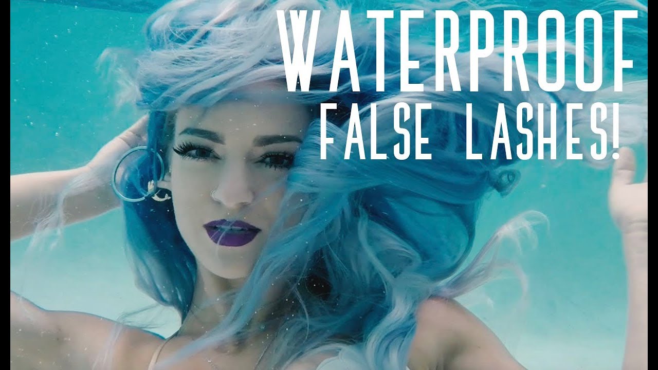 How to WATERPROOF your false lashes! | MAKEUP TUTORIAL