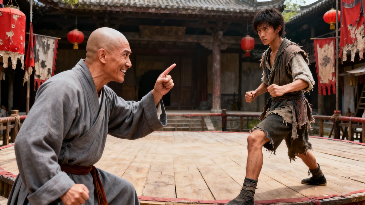 功夫電影！功夫武僧瞧不起剛學武功的小夥，下秒慘敗！ 💥 #中国电视剧 #KungFu #Martial Arts Movies