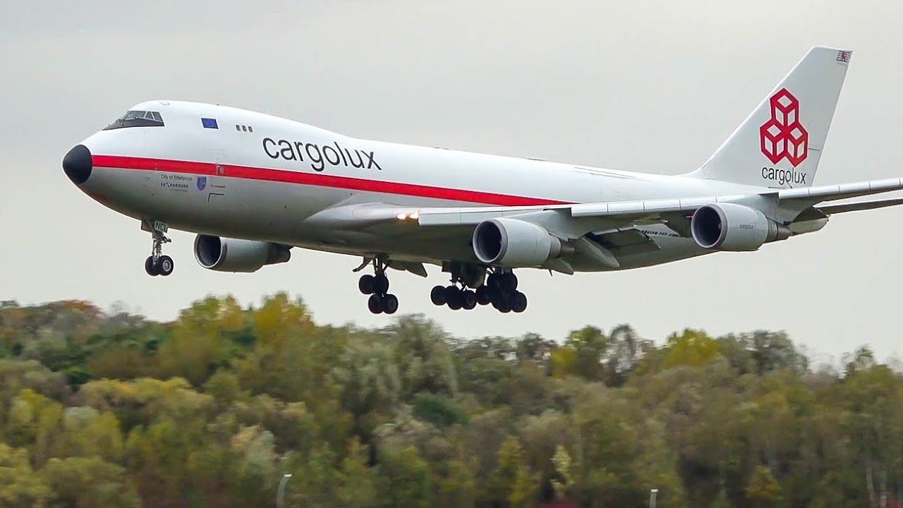 (4K) Rainy Plane spotting day at Luxembourg Findel airport (LUX/ELLX) - October 2021