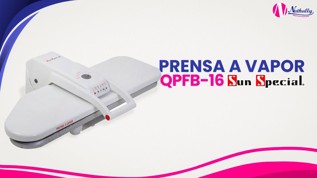 Prensa a Vapor para Passar Roupa Sun Special - QPFB-16