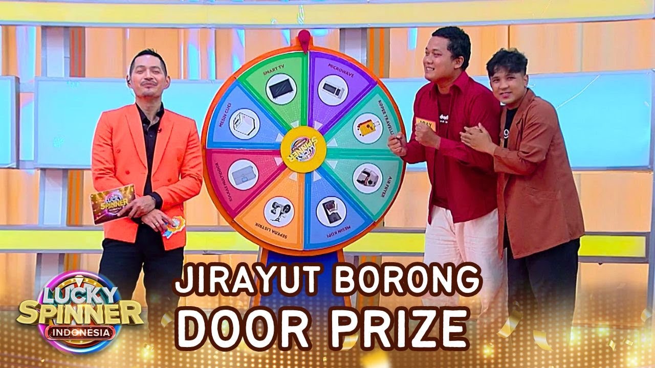LUCKY BANGET! Jirayut Bawa Banyak DOOR PRIZE - Lucky Spinner Indonesia