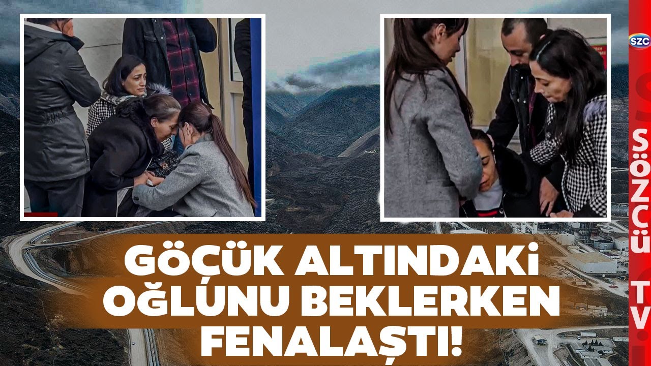 Erzincan Maden Faciasından Yürek Yakan Anlar! Göçük Altındaki Oğlunu Beklerken Fenalaştı