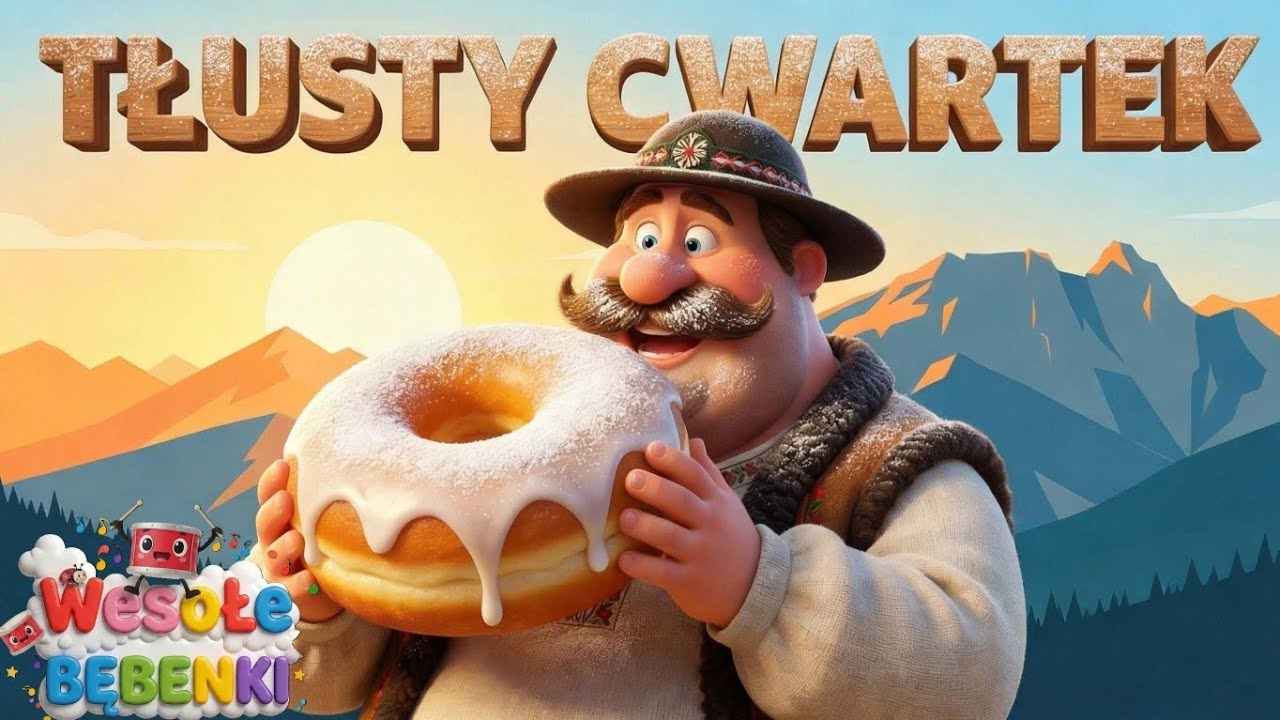 🍩🎵 Tłusty Cwartek ☀️Juhasi, Górolki! ⛰️ Piosenka Dla Dzieci na Tłusty Czwartek 🎉 Wesołe Bębenki 