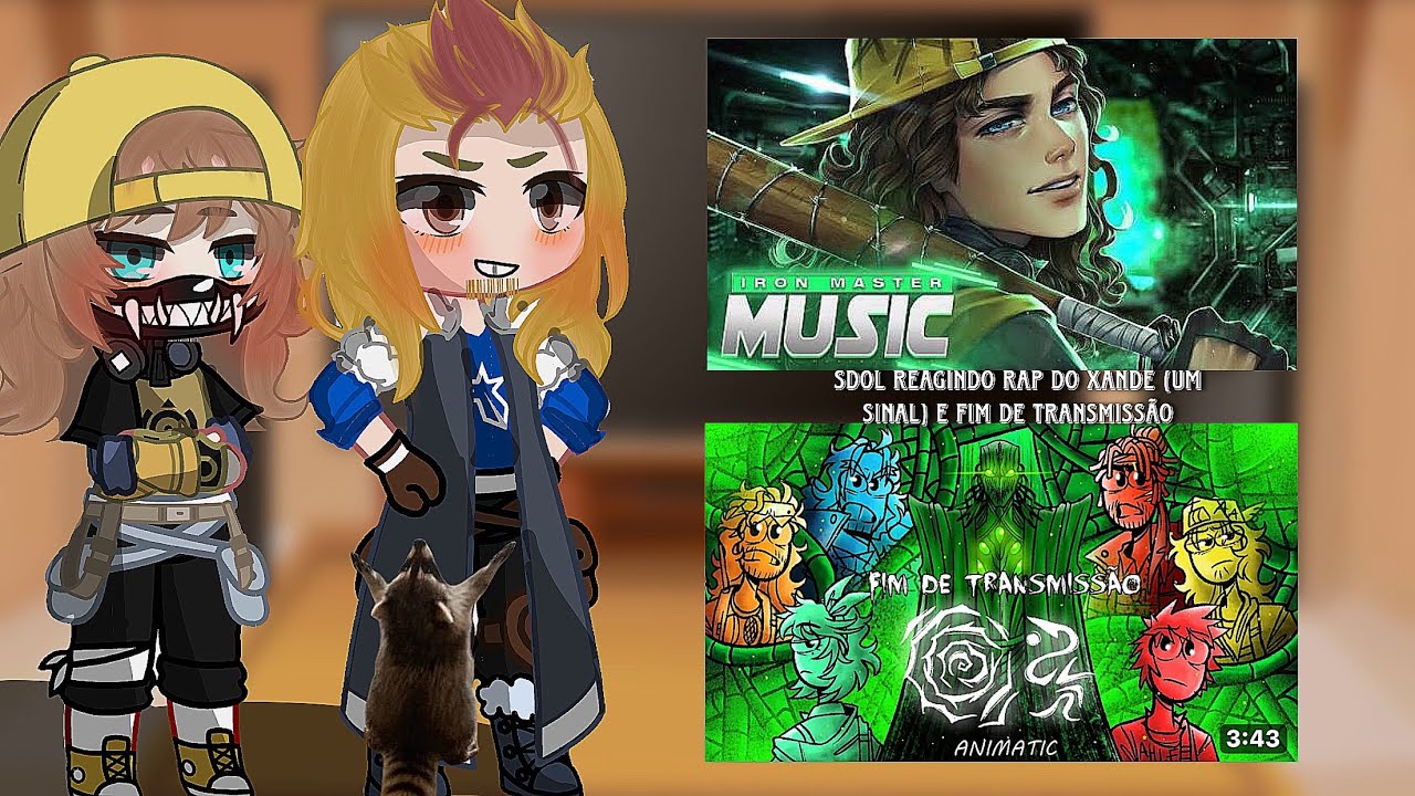 SDOL Reagindo ao rap do Xande + Fim de transmissão [@ironmasterprod & @PreduCartoonista ] | GC