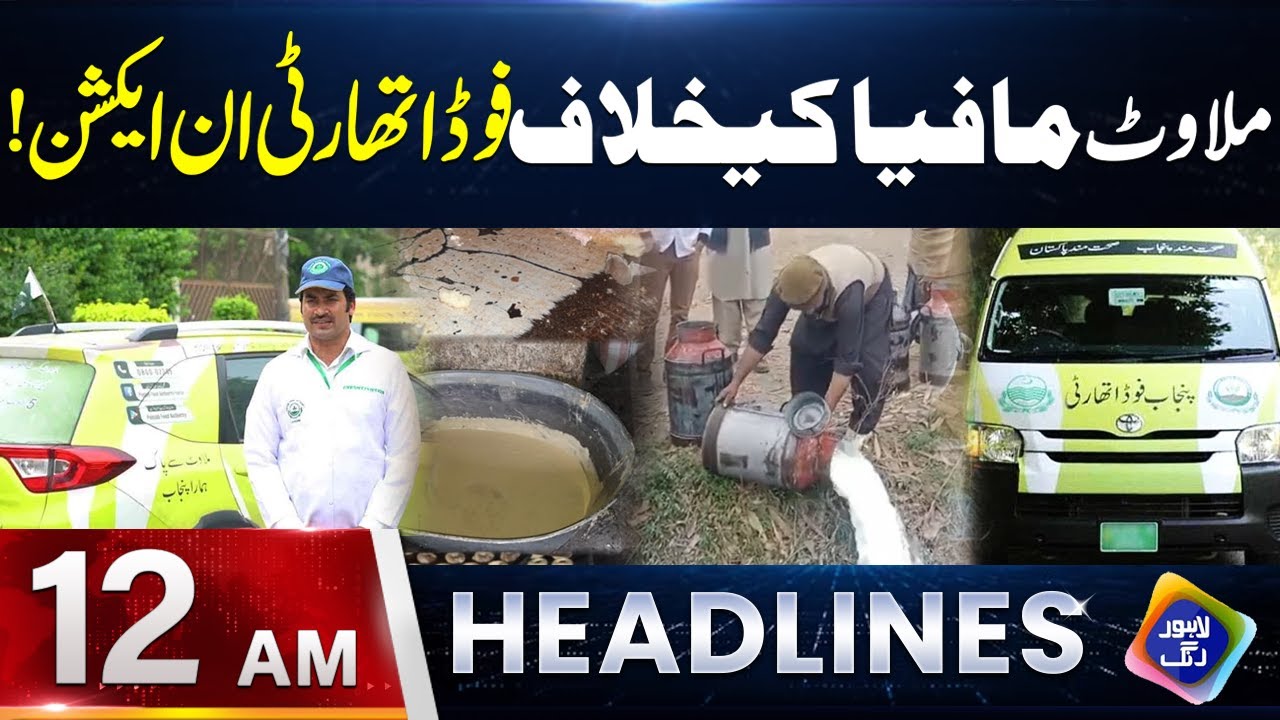 Punjab Food Authority In Action | Crackdown | Headlines 12 AM | 26 January 2025 |