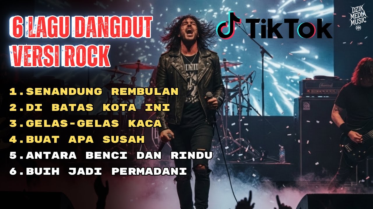🎵TOP 6 LAGU LAWAS VERSI ROCK🎸 Paling Enak DiDengar & Bikin Headbang | Dzik Media Music