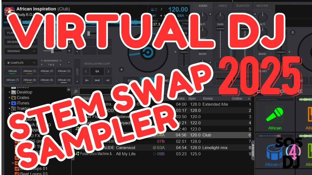 Virtual Dj 2025 StemSwap Sampler