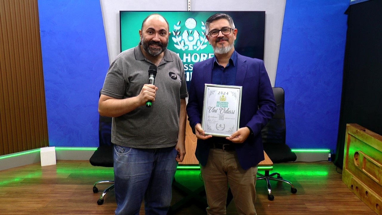 Vini Odassi é eleito o Melhor Hipnoterapeuta no Prêmio Melhores Profissionais da Cidade 2024