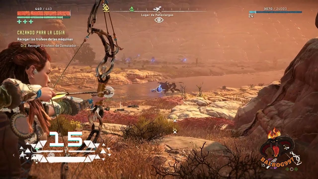 HORIZON ZERO DAWN (REMASTERED) | PARTE #15 | CONSIGUINEDO TROFEO PARA LA LOGIA DE CAZADORES 🏹