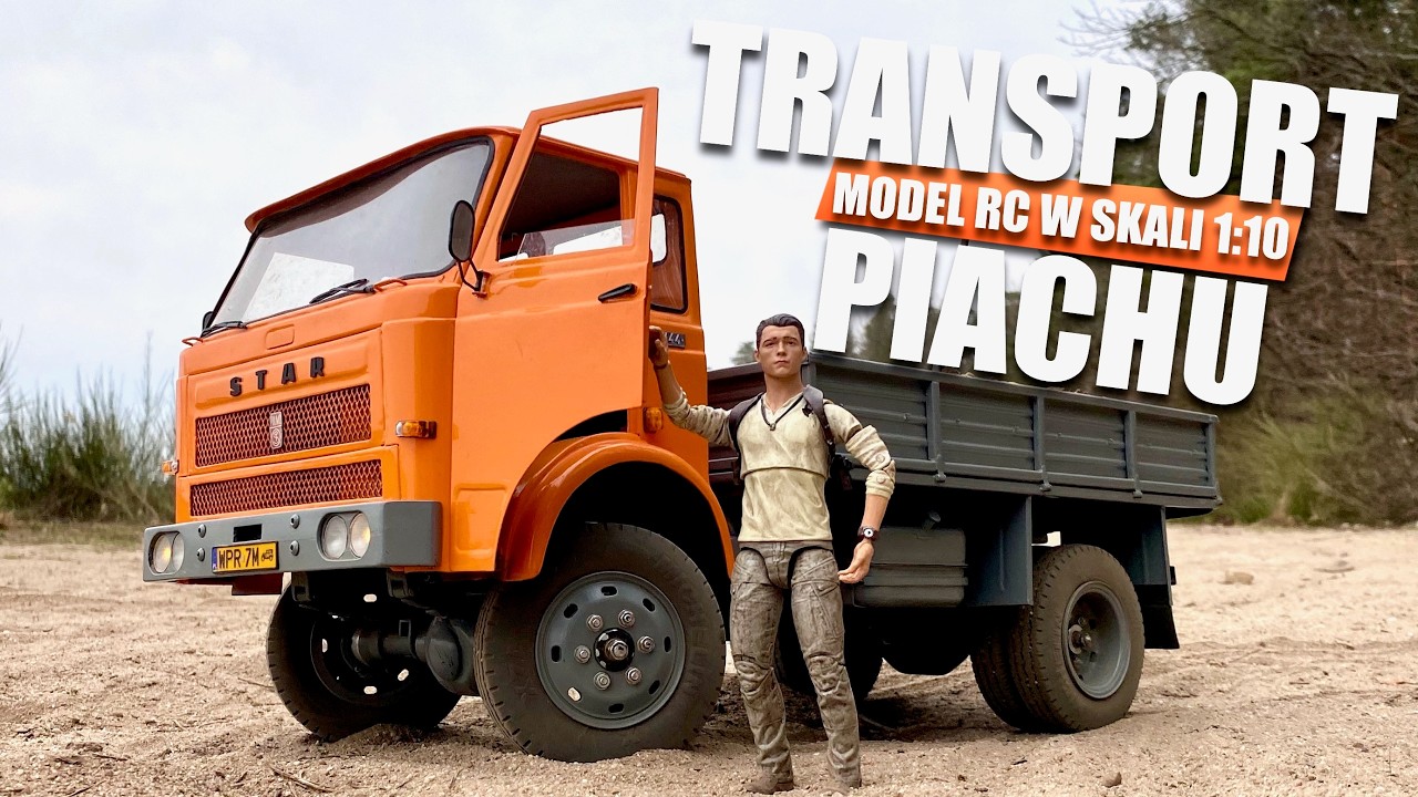 WYJAZD MODELEM STARA 244 4X4 PO PIACH NA POLE | ZAKOPIE SIĘ? | MODEL RC 1:10 | CAŁY Z METALU!!!