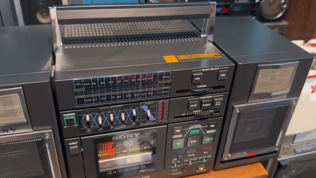 Giao lưu Cassette | SONY CFS9000 | KENG 99% | LOA MÀNG NHÔM | LH 0988738893
