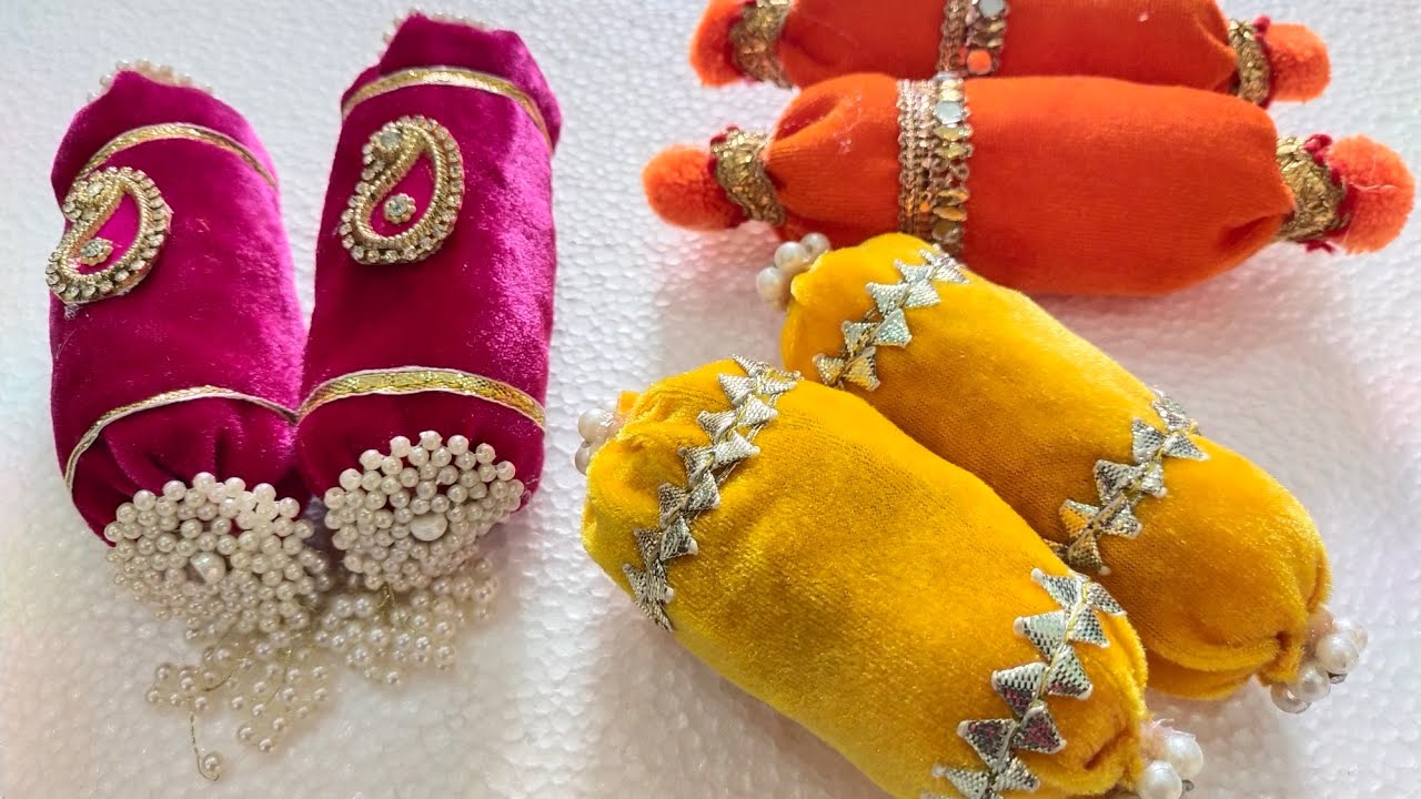 Laddu Gopal Beautiful Cushion  Making Ideas | लड्डू गोपाल जी के लिए तकिया कैसे बनाए @Craftlas_Aartigupta