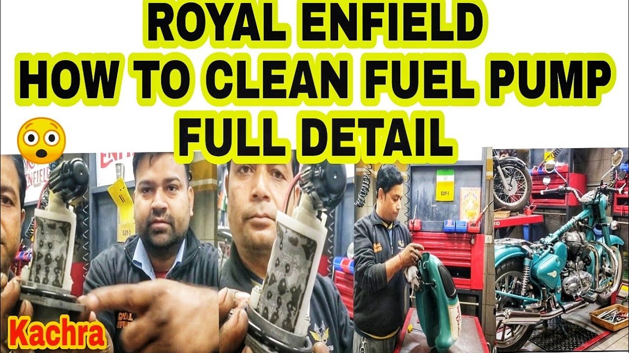 HOW TO CLEAN FUEL PUMP IN ROYAL ENFIELD CLASSIC 500 | JD VLOGS DELHI