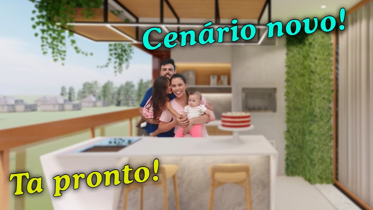 NOVO CENÁRIO TERMINADO - DIÁRIO DE OBRA