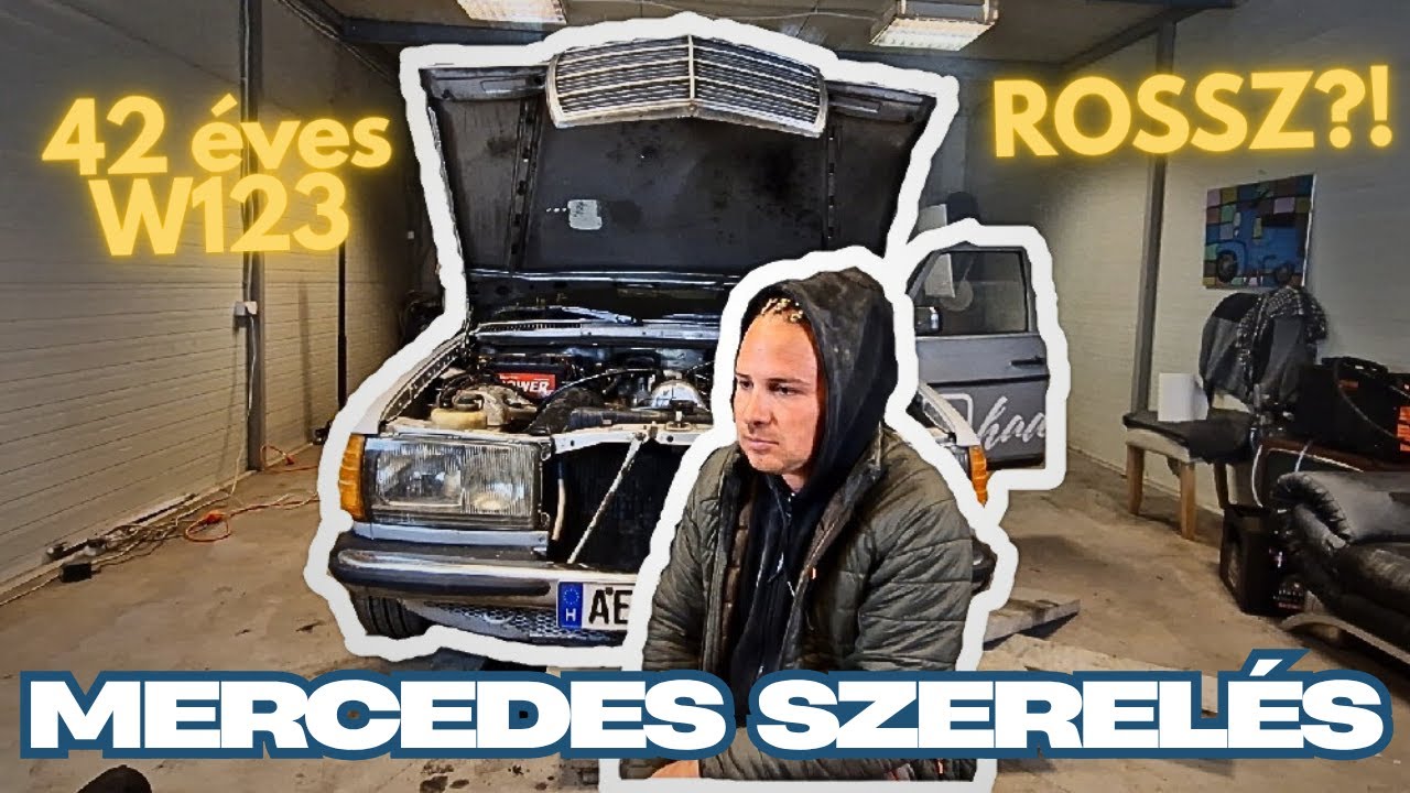 MERCEDES W123 SZEREL&Eacute;S | EZEK UT&Aacute;N &Ouml;R&Ouml;K &Eacute;LET meg EGY NAP?!