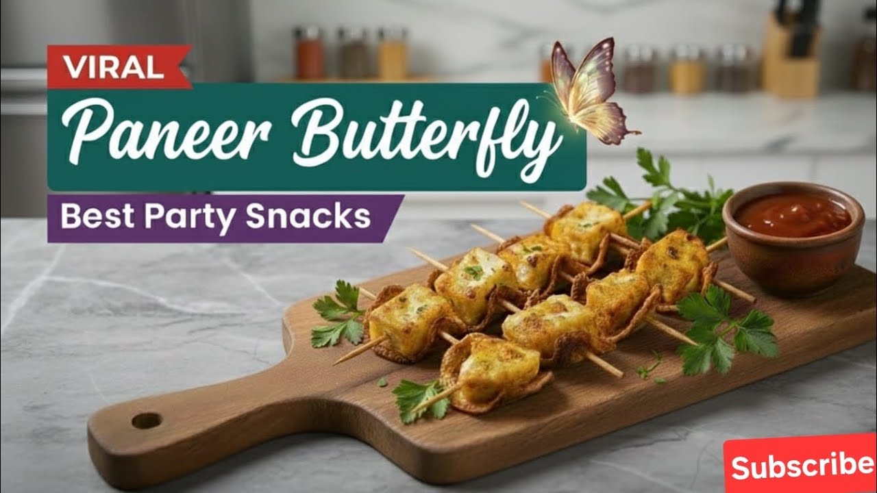 MostViral Paneer Butterfly Best party snacks|Paneer Butterfly|Paneer Snacks@ManaVantaluManaMuchatlu 